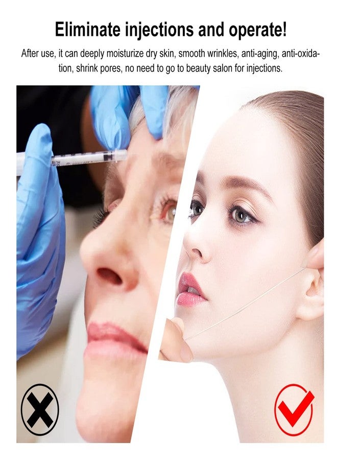 OUKPANE Protein Thread Lifting Set, Soluble Protein Thread and Nano Gold Essence Combination, Absorbable Collagen Thread for Face Lift, Reverse Collagen Serum for Face (With 1 x Protein Thread) - Image 5