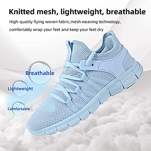 AOE Womens Walking Running Shoes Ultra Lightweight Breathable Mesh Tennis Shoes Non Slip Athletic Workout Gym Sneakers 8.5women / 7.5men - Image 2