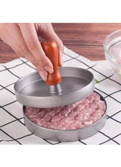 KHOLDI Round Shape Hamburger Press Patty Maker Mold Grilling Accessories for Meat Patties Veggie Burger Tikki Mold  - Image 4