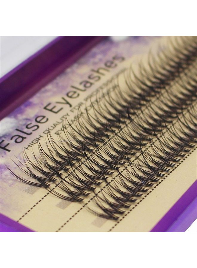 Bodermincer Scala 120Ppcs Fish Tail False Lashes 0.07 Thickness 20 Roots Hair C curl Eyelash Extension Strip False Eyelashes Makeup Individual Lashes (10mm) - Image 3