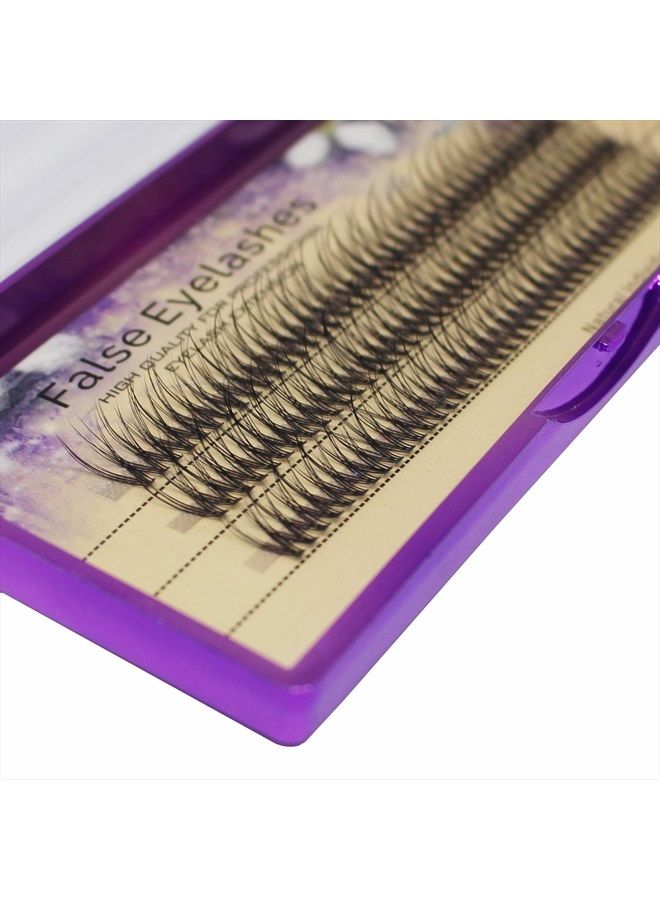 Bodermincer Scala 120Ppcs Fish Tail False Lashes 0.07 Thickness 20 Roots Hair C curl Eyelash Extension Strip False Eyelashes Makeup Individual Lashes (10mm) - Image 2