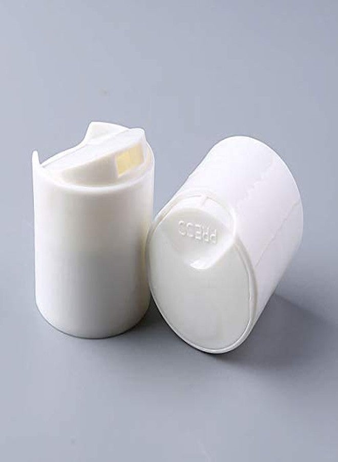 Earth's Essentials Four Pack of Refillable 8 Oz. Squeeze Bottles with One Hand Press Cap Dispenser Tops-Great for Dispensing Lotions, Shampoos and Massage Oils. - Image 2