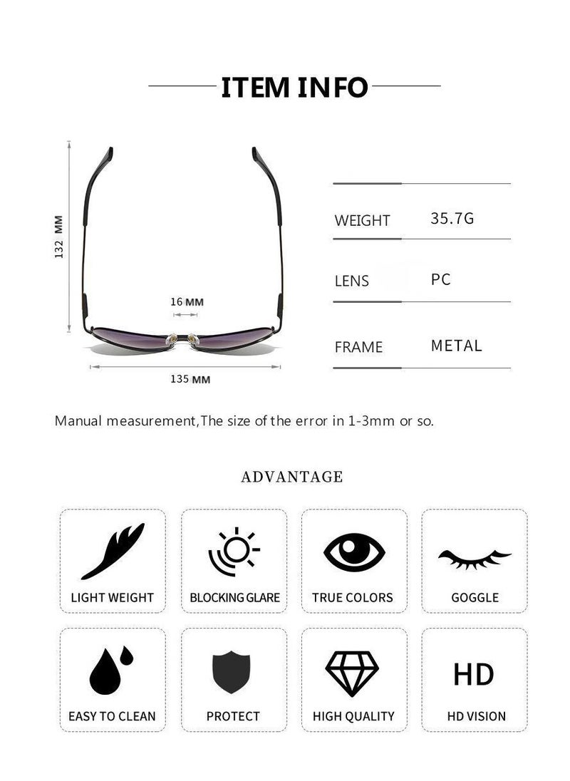 POLICE K9 - High Quality Men's Sun Polarized Glasses Metal High-end Sunglasses Black Frame with Grey Lenses - Image 1