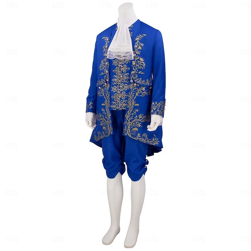 Y&D Couples Carnival Costume Outfits Suits & Blazers Dress Prince Adam Cosplay Adults' Men's Halloween Carnival Party Performance Easy Halloween Costumes Dress Up - Image 3