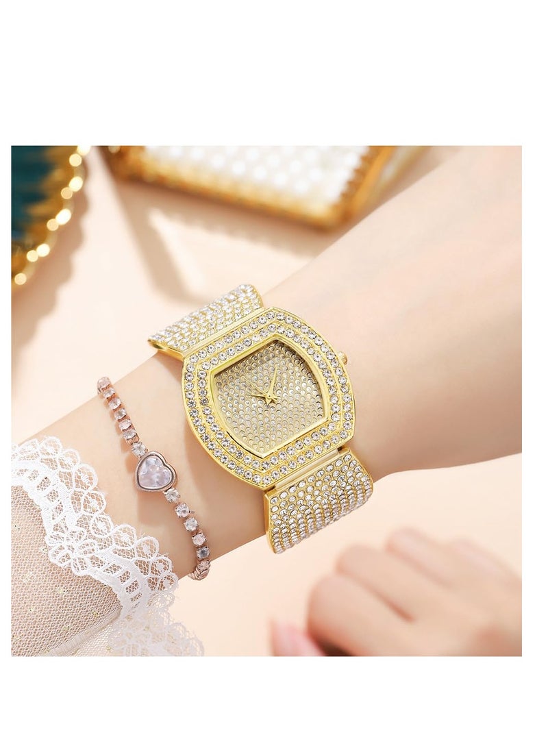 SYOSI Luxury Womens Watches Analog Quartz Wrist Watch Rectangular Cuff Bracelet Watch Business Casual Fashion Wrist Watches for Ladies - Image 2