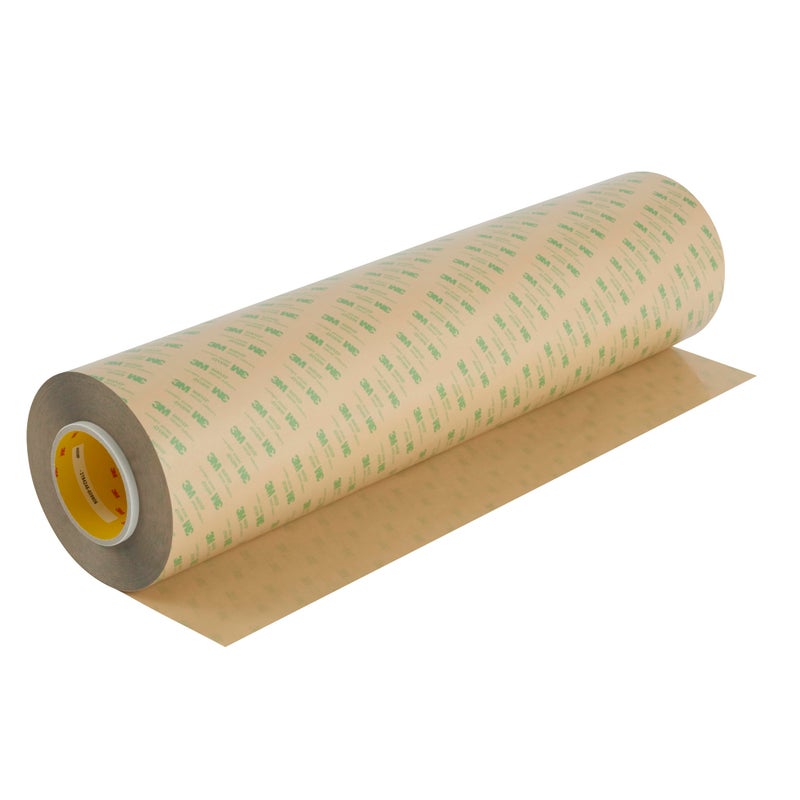 3M 468MP Adhesive Transfer Tape, 12" squares, Small, Clear (pack of 6) - Image 1