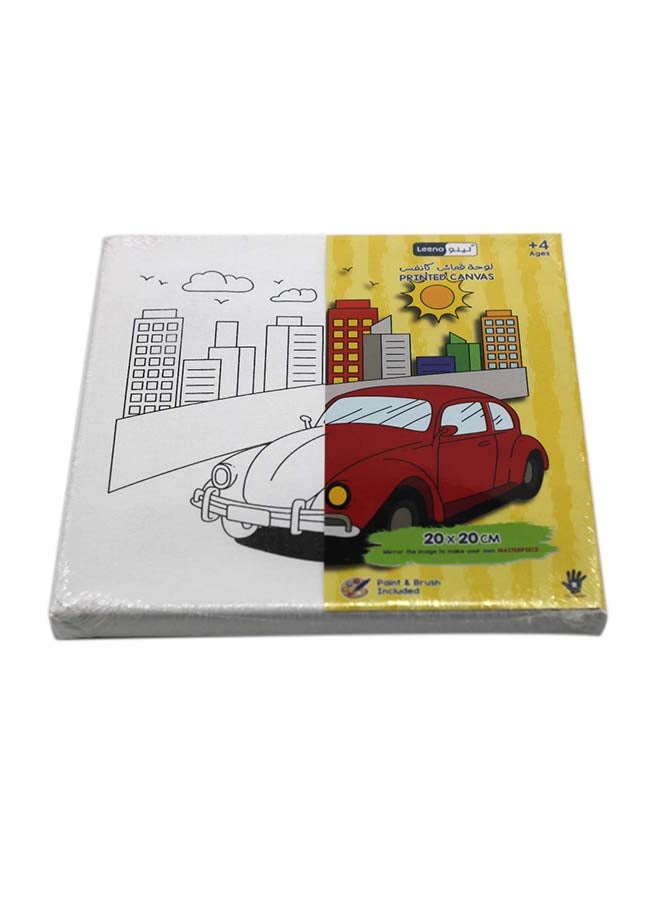 LEENO قماش مطبوع 30x30 سم بألوان السيارة