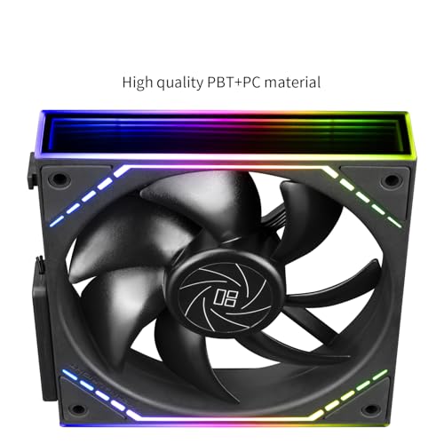 Thermalright مروحة حالة Thermalright TL-M12Q - 120 مم هادئة، وظيفة PWM، تأثيرات إضاءة مرآة لا نهائية ARGB، مروحة CPU لبناء كتلة توصيل لاسلكية، وحدة شريحة طاقة جديدة تبسط إدارة الأسلاك | 2000RPM - Image 5