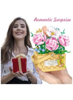 Y&D DIY Bouquet Building Blocks Decoration Immortal Flower Arrangement Gift Home Furnishings Assembly Toy Set  - Image 3