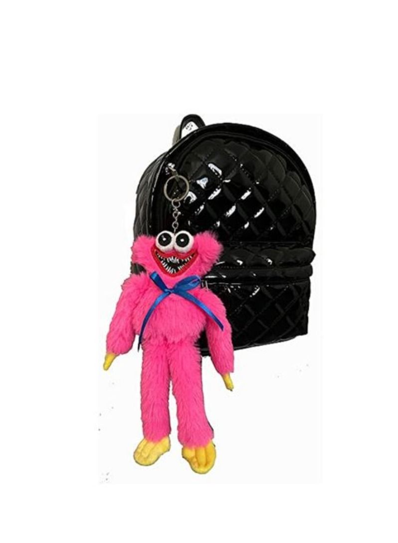 ACLIX Poppy Playtime Plush Toy Character Huggy Wuggy Doll Pink Color Key Chain - Image 3