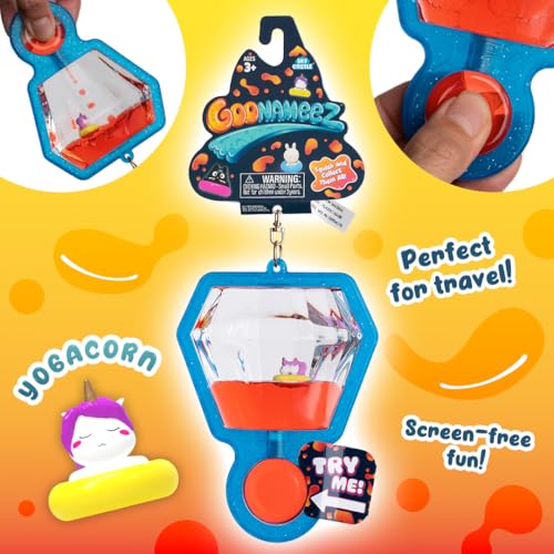 Sky Castle Goonameez HandHeld Sensory Fidget Toy with Floating Characters Mesmerizing Water Mix Collect All 6 Unique Shapes for Squishy Fun Perfect Travel Toy Yogacorn - Image 5