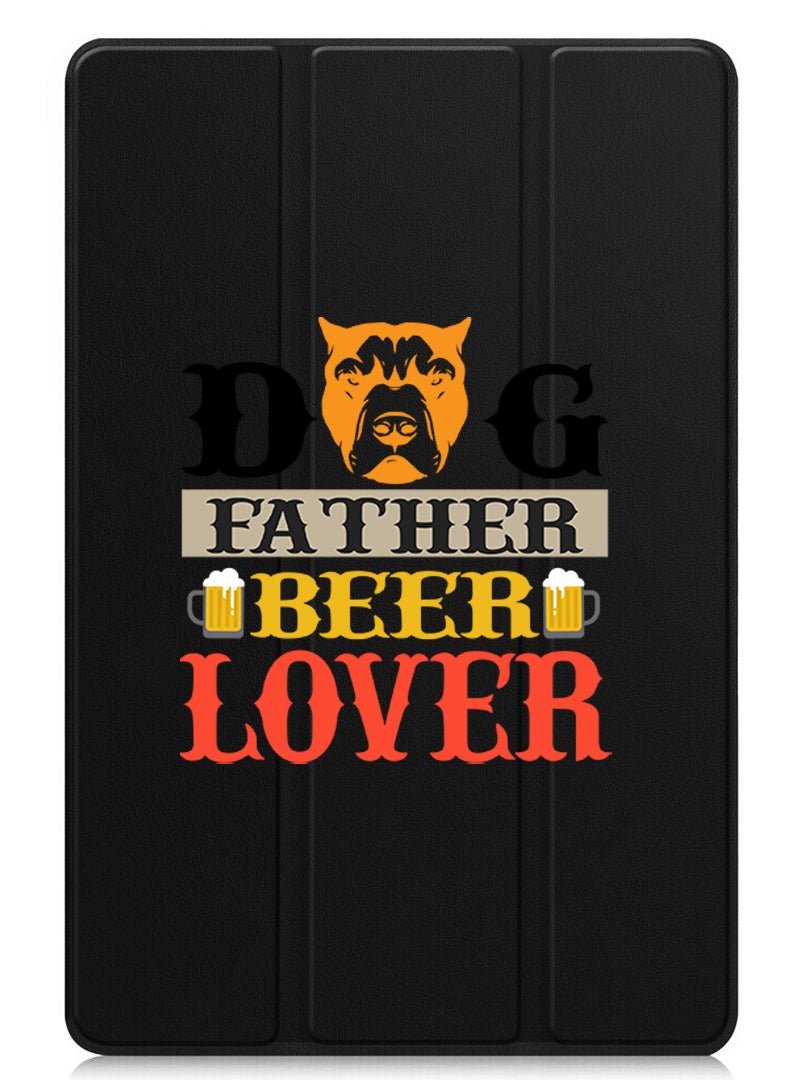 Theodor Protective Flip Case For Lenovo Xiaoxin Pad (2024) With Trifold Stand Auto Wake Sleep Shockproof Cover Dog mom - Image 1