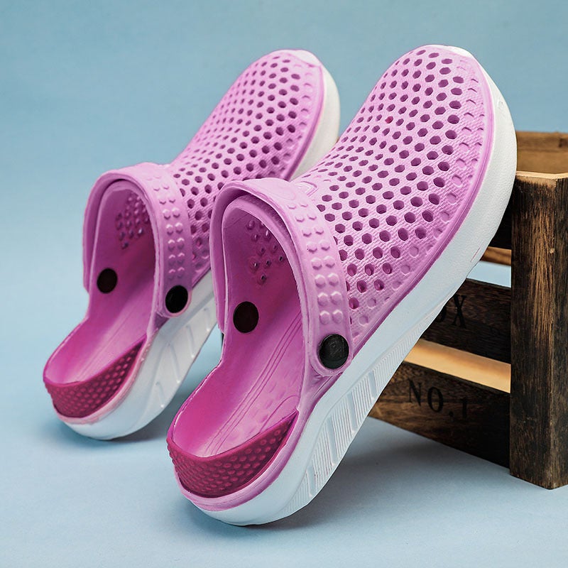 Cross-border Hole Shoes Men's and Women's Summer Lightweight Bird's Nest Sandals and Slippers Foreign Trade Wading Shoes Couple's Holiday Leisure Beach Shoes - Image 5