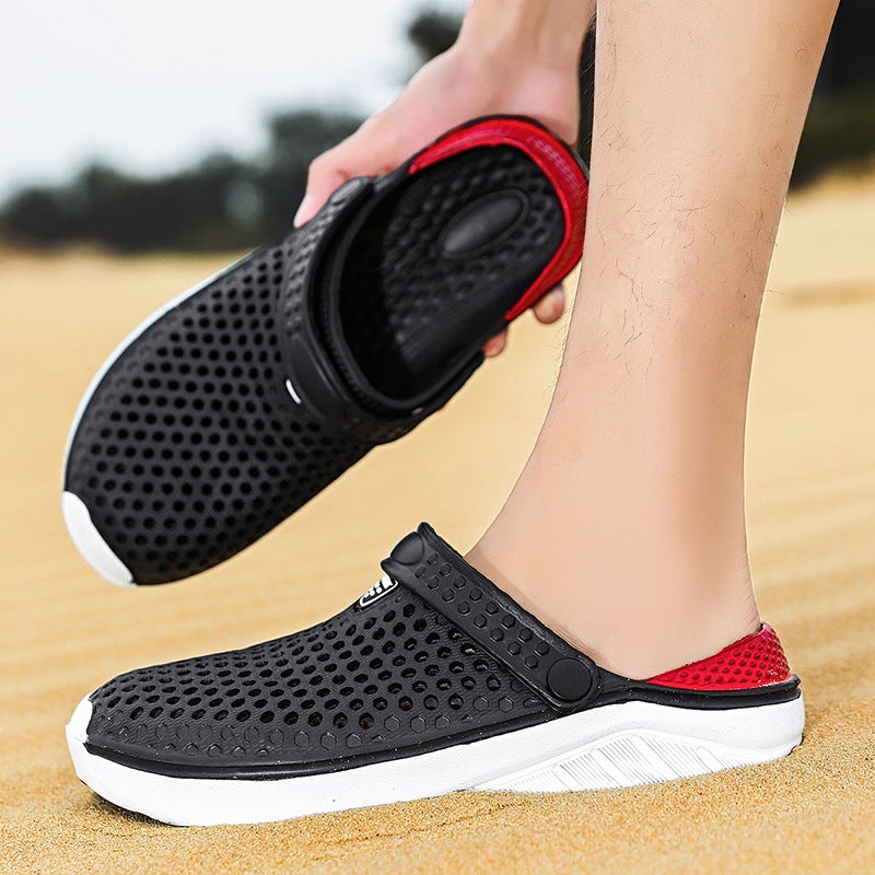 Cross-border Hole Shoes Men's and Women's Summer Lightweight Bird's Nest Sandals and Slippers Foreign Trade Wading Shoes Couple's Holiday Leisure Beach Shoes - Image 3