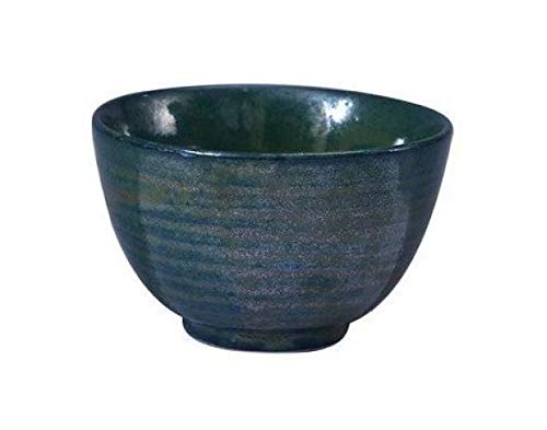 Caffeine Ceramic Handmade Green Ferrous Dessert Bowl (Set of 2) - Image 2
