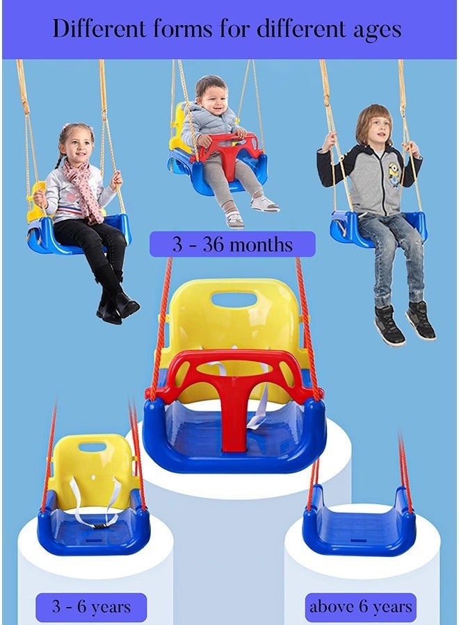 3-in-1 Swing Set Baby Jumper and Bouncers for Toddler Baby Swing is Suitable for Indoor and Outdoor Play with a Foldable Metal Stand for Easy Storage and Comes with Instructions for Easy Assembly - Image 4