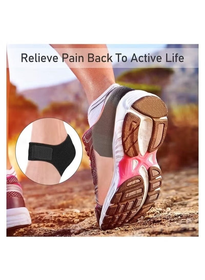 اترجسز جوارب اللفافة الأخمصية ، مع قوس القدم دعم كعب حامي ، وتستخدم لتخفيف التهاب اللفافة الأخمصية و ألم الكعب ، التهاب الأوتار الكعبية ، جفاف الكعب ، الرجال والنساء العازلة كعب الكؤوس . - Image 4