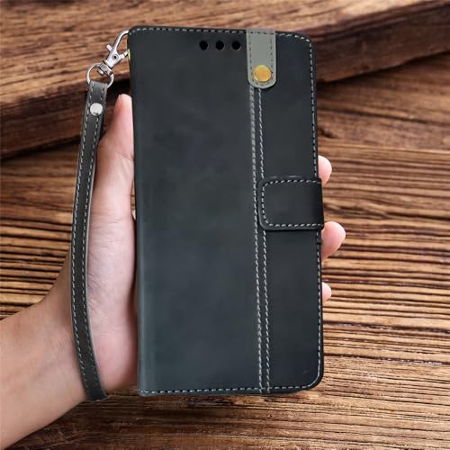Excelsior Flip Cover for Vivo V50, Vivo V50e, iQOO Z10R, Vivo T4R | Premium PU Leather | Full Protection (Black) - Image 5