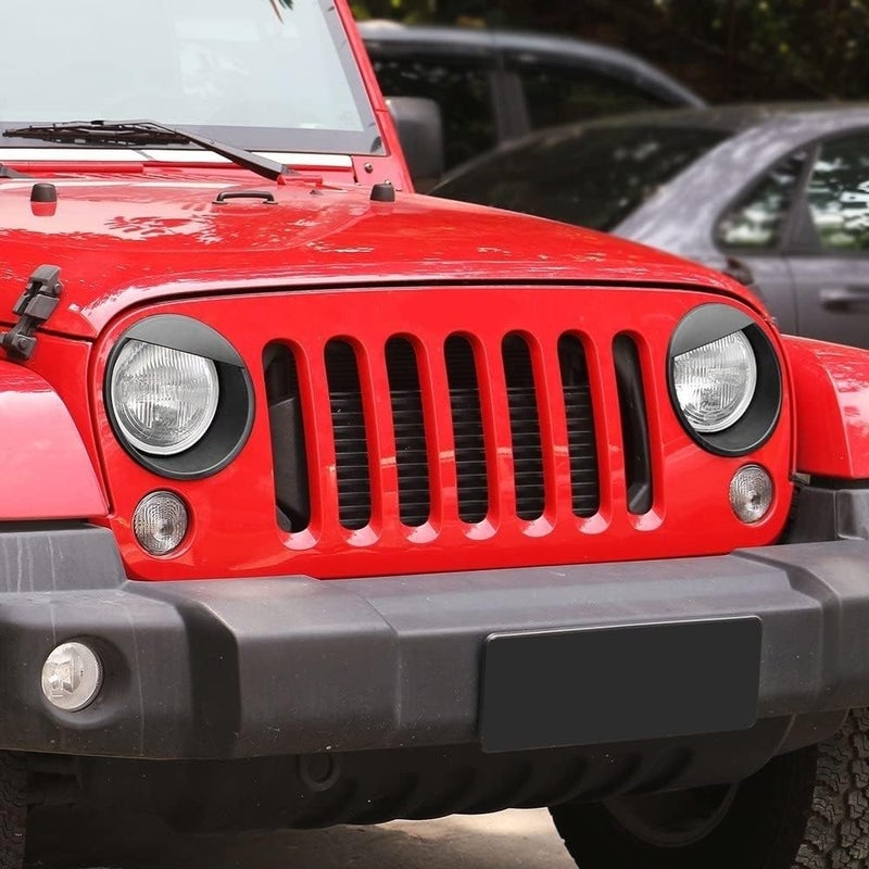 Yurefax Lamp Hoods for Jeep Wrangler JK 2007-2017 - Image 5