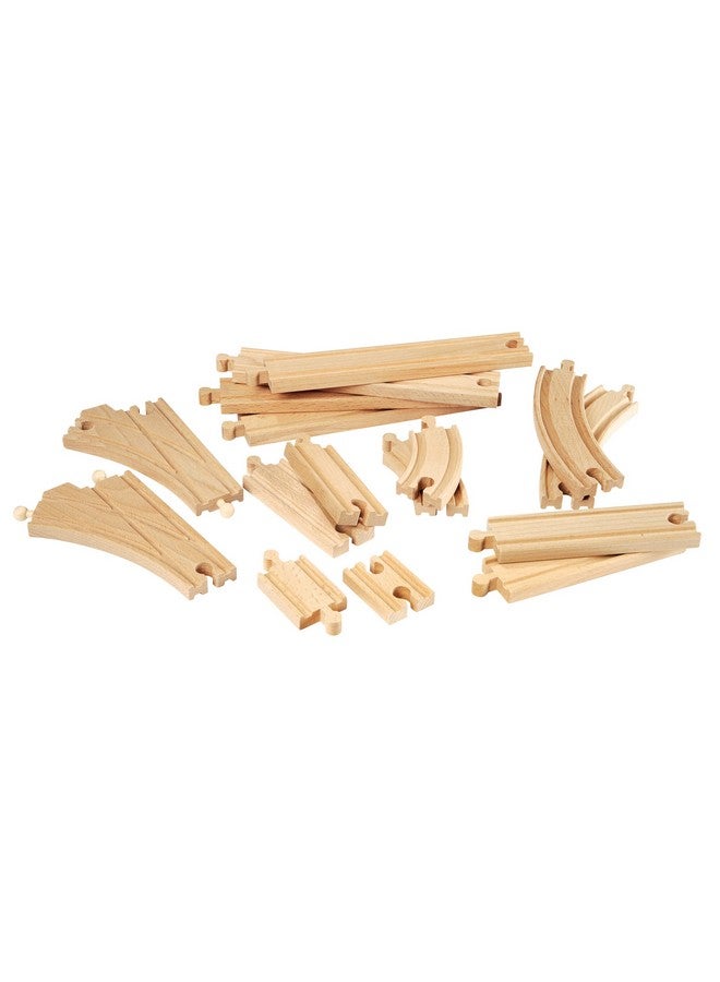 Brio BRIO World Expansion Pack Intermediate - Works with All BRIO Train Sets - FSC-certified 16-Piece Wooden Train Tracks with Switches - Grow Existing Systems and Create Railway Empires - Kids Ages 3 & Up  - Image 3