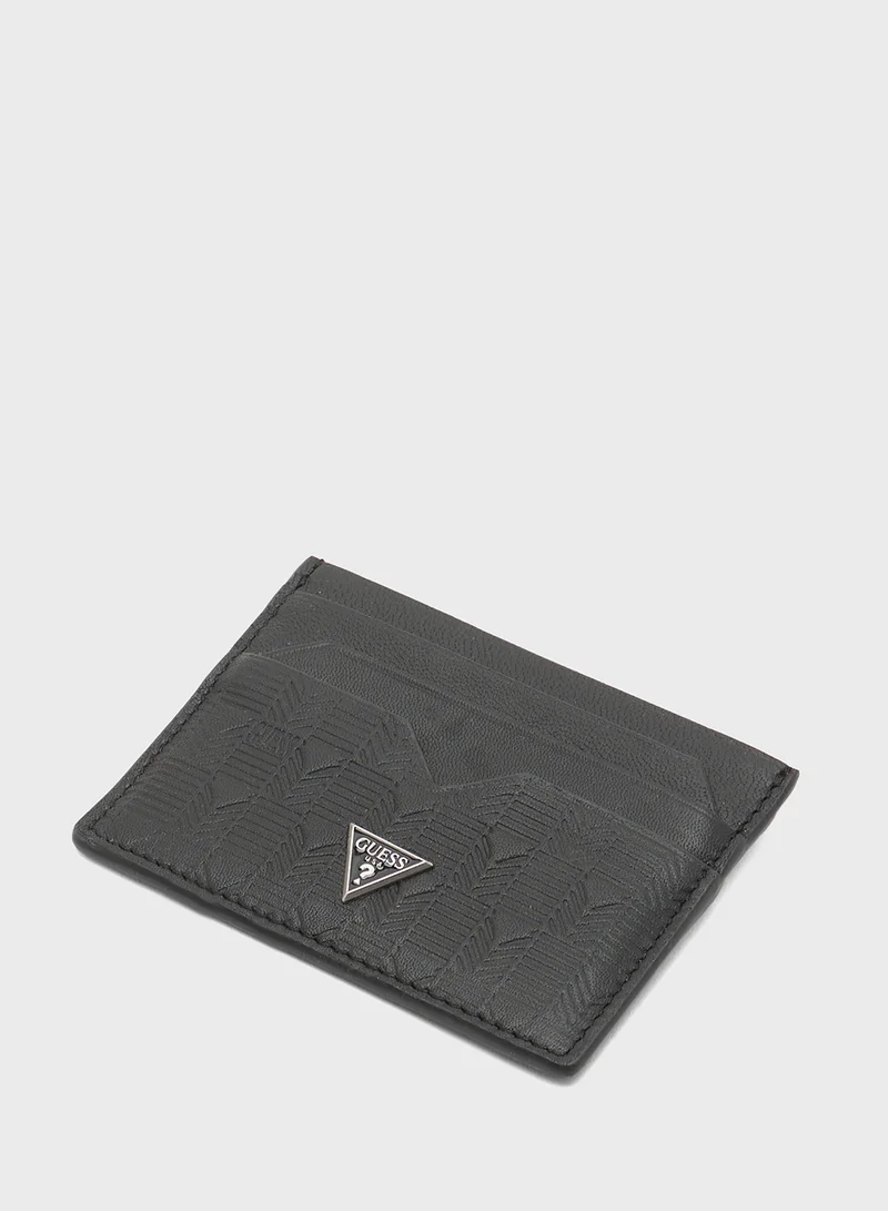 GUESS Casual Dublin Triangle Card Holder