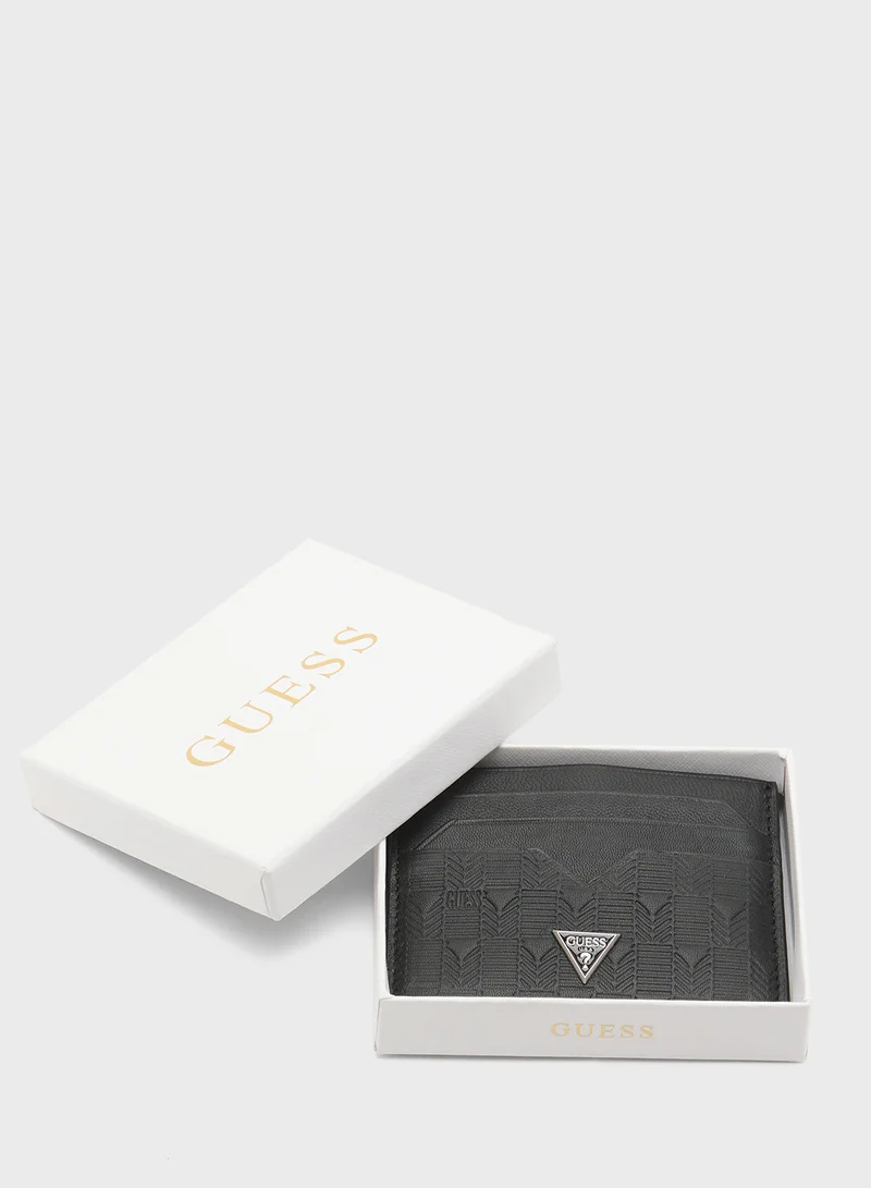GUESS Casual Dublin Triangle Card Holder