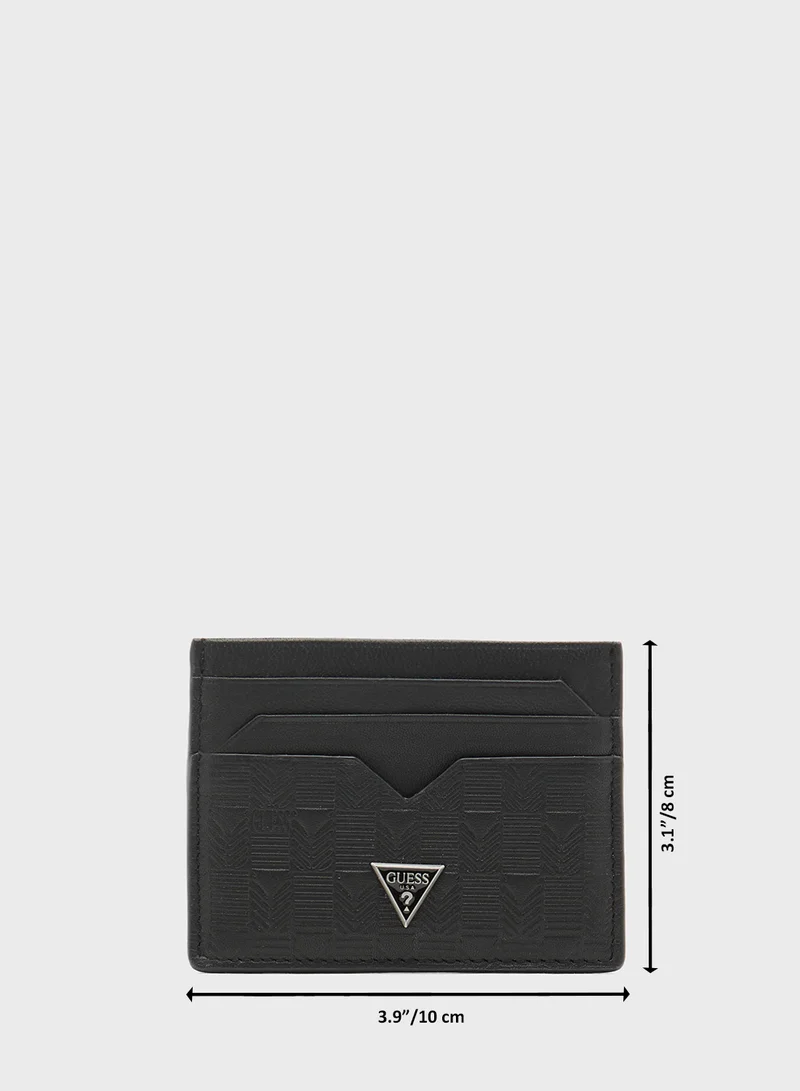 GUESS Casual Dublin Triangle Card Holder