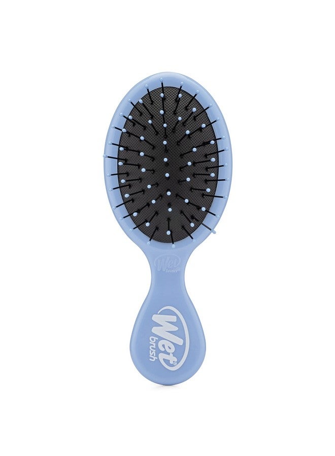 فرشاة فك التشابك، فرشاة صغيرة لفك التشابك (سماوية) فرشاة شعر رطبة وجافة خالية من التشابك للنساء والرجال، لا تتشابك، شعيرات ناعمة ومرنة للشعر المستقيم والمجعد السميك - Image 1