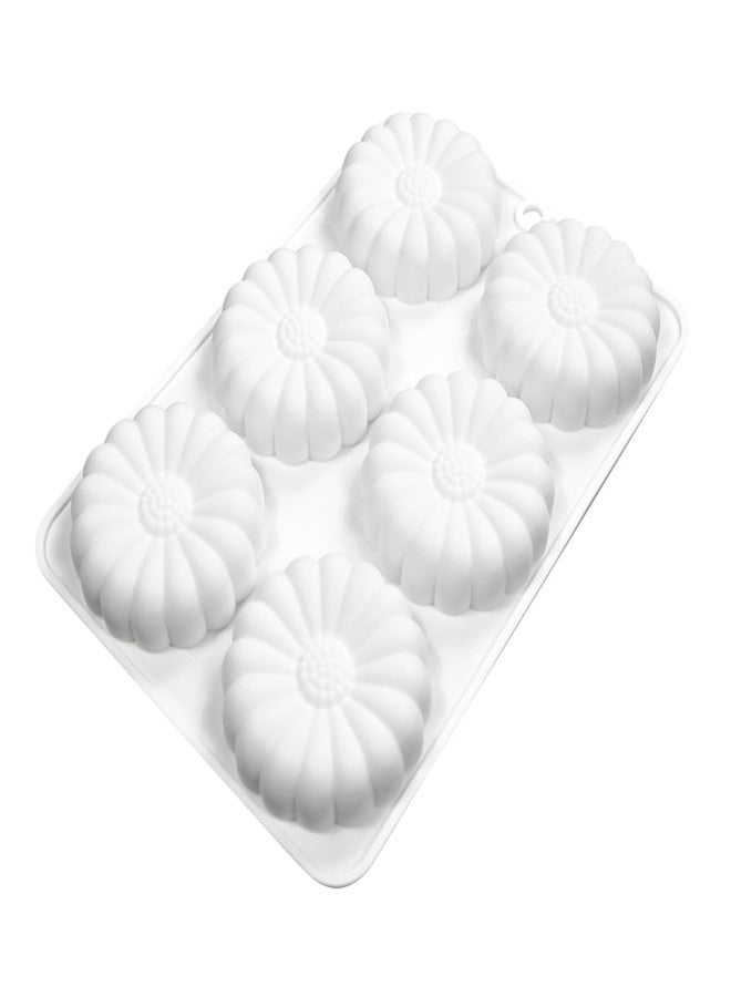 TUKE Silicone Chocolate Candy Molds Non-stick Daisy Flower Silicone Baking Mold BPA Free, Gummy Molds Silicone Candy Mold For Chocolate Cake Jelly Pudding Handmade Soap Mould (Daisy Flower L) - Image 5