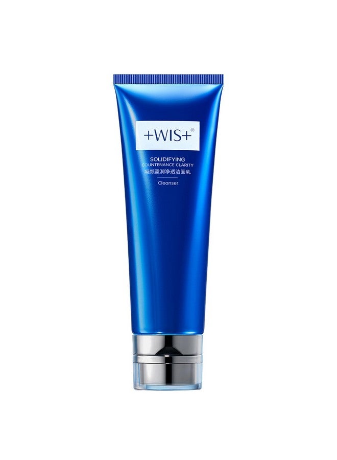 +WIS+ Gentle Face Wash with Skin-Friendly Amino Acids, Hydrating Facial Cleanser With Hyaluronic Acid, Daily Facial Cleansing Wash For Dry Skin To Normal Skin, Safe on Sensitive Skin (3.52 fl.oz) - Image 1