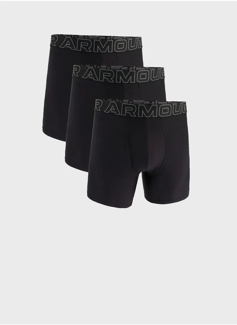 UNDER ARMOUR 3 Pack 6" Performance Tech Socks