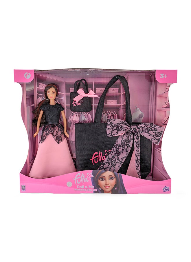 Fulla Doll And Me Matching Bag Set Includes Doll Small Matching Bag And Large Carry Case & Ideal For Travel Play And Imaginative Fun- Great Gift For Girls Who Love Coordinating Sets, Perfect For Eid Gifting  - Image 2