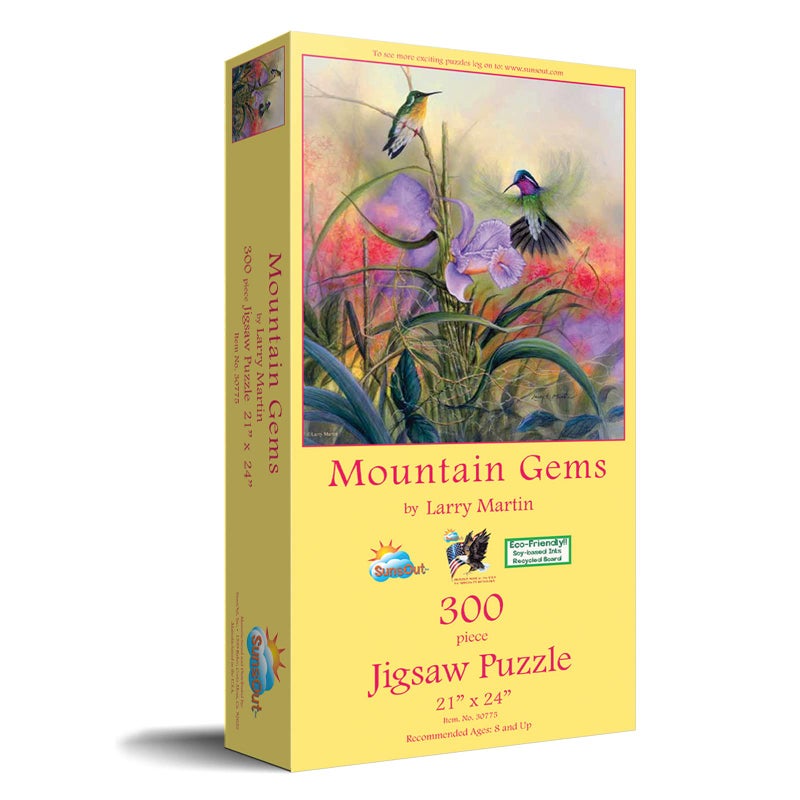 SUNSOUT INC  Mountain Gems  300 pc Jigsaw Puzzle by Artist Larry Martin  Finished Size 21 x 24  MPN 30775 - Image 3