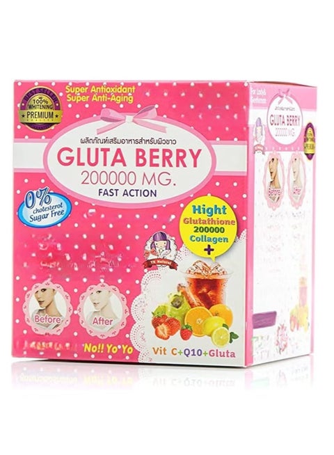 glutathione 20000 mg super whitening with q10 vit c Gluta Berry 200000mg Fast Action & Anti- Aging Serum. 125ml Free Ship Getting fairer, healthier skin is
