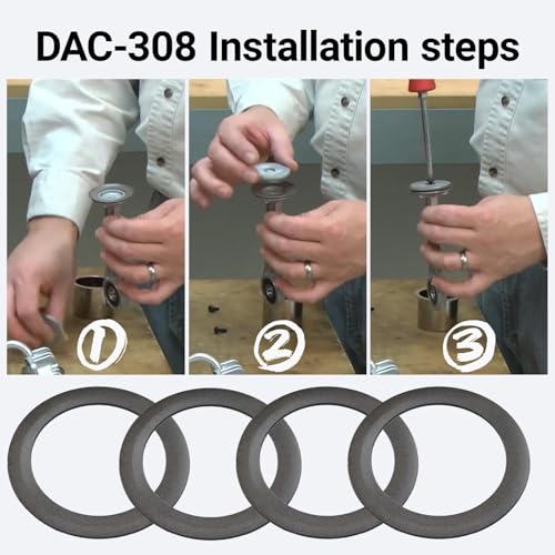 GnDaYoug 4 Pack DAC-308 Piston Rings for Craftsman Air Compressor – Compatible with K-0650, K-0058, KK-4835, KK-5081, A02743 – Oil-Free Replacement Rings for DeWalt, Porter Cable, Black & Decker, and More - Image 5