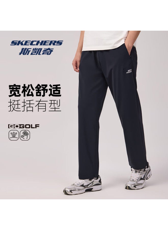 Skechers Casual Pants For Men, Autumn And Winter Christmas New Outdoor Versatile Sports Pants, Sweatpants, Loose Comfortable Straight-leg Trousers - Image 1