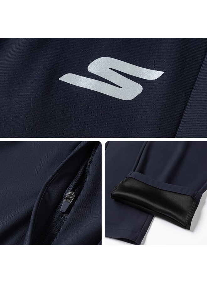 Skechers Casual Pants For Men, Autumn And Winter Christmas New Outdoor Versatile Sports Pants, Sweatpants, Loose Comfortable Straight-leg Trousers - Image 4