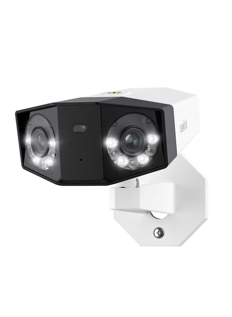 reolink 4K PoE Security Camera System, Home Outdoor IP Camera in 180 Degree Viewing Angle, Human/Vehicle/Pet Detection, Color Night Vision, Two Way Talk, Up to 256GB microSD Card, Duo 2 PoE - Image 1