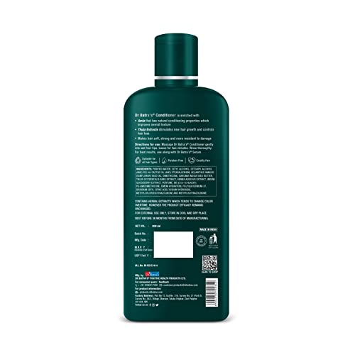 Dr Batra's Hair Conditioner, Composed with natural ingredients, Enriched with Garcinia Indica, Conditioner for frizz control (200ml) - Image 2