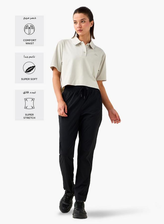 Kappa Track Pants with Drawstring Closure and Pockets - Image 2
