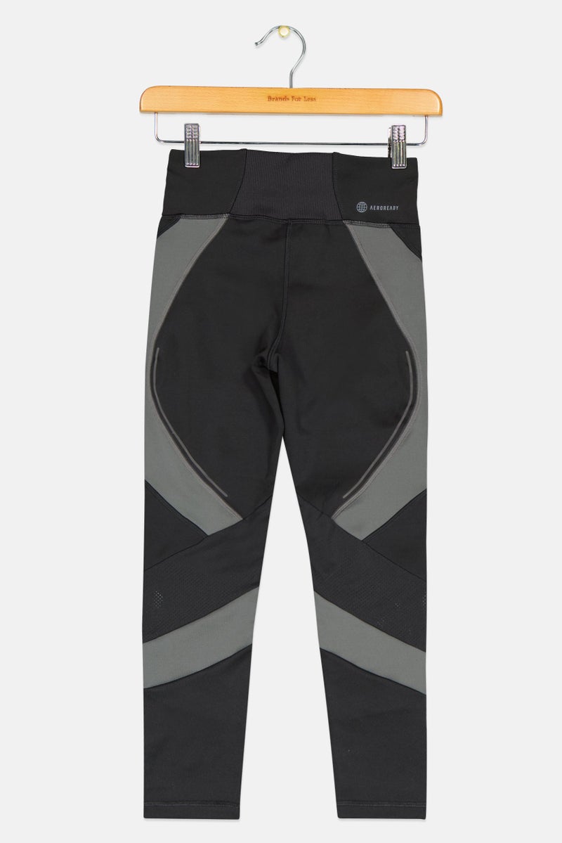 Adidas Kids Girl Sportswear Fit Training Legging, Black  - Image 2