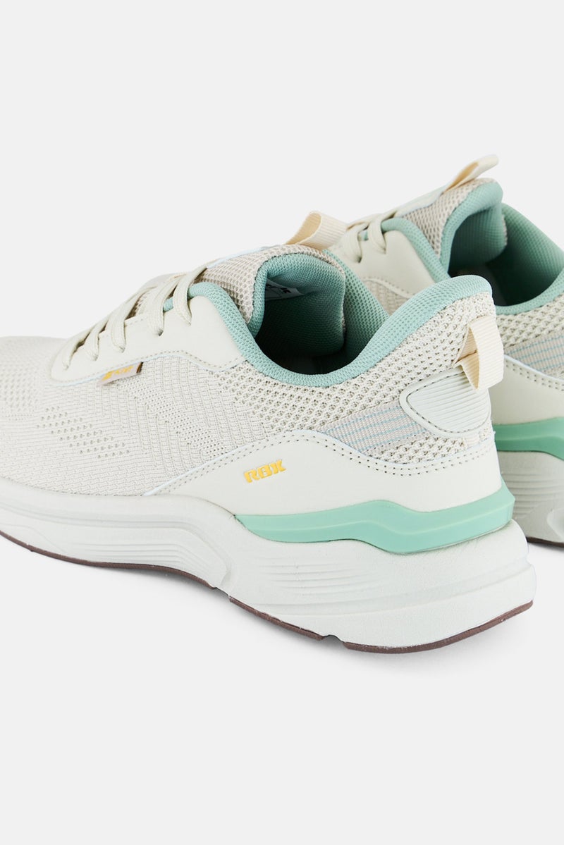 RBX Women Lace Up Training Shoes, Beige - Image 2