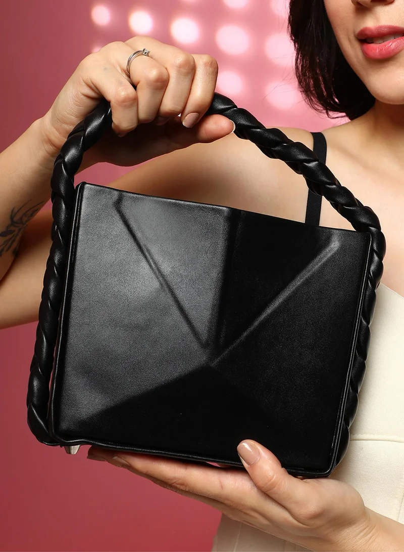 Haute Sauce  The Kaleidoscope Bucket Bag - Midnight Black for Women | Best Price UAE