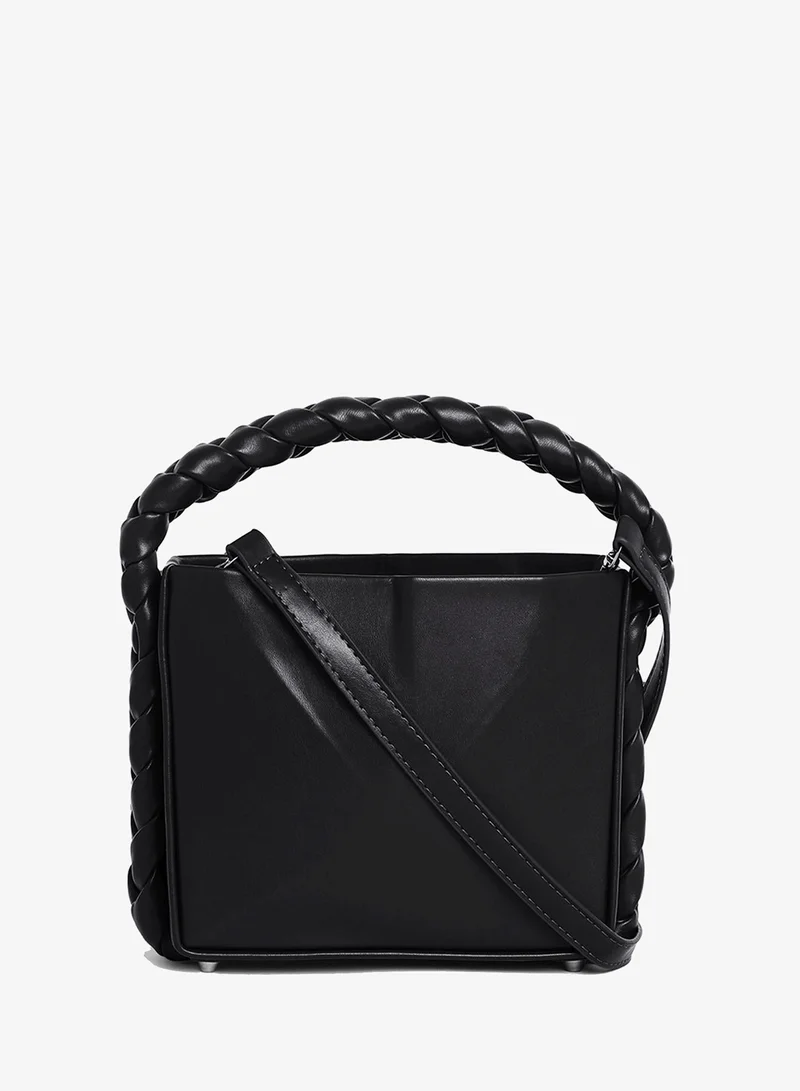 Haute Sauce  The Kaleidoscope Bucket Bag - Midnight Black for Women | Best Price UAE