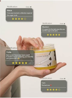 Khan El Kaser Body Scrub - Turmeric | 500g | Brightening and Exfoliating for Radiant Skin  - Image 2
