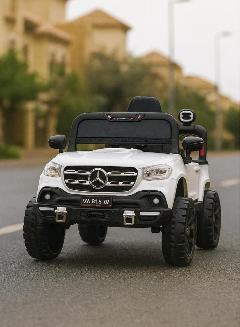 ضحكة  DEHKAH سيارة جيب كهربائية للأطفال 12 فولت – مع تحكم عن بعد، بلوتوث وUSB - Image 2