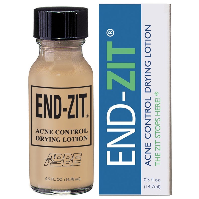 end zit Fast-Acting Acne Spot Treatment & Drying Lotion â€“ Medium/Dark Shade â€“ Formula for Pimples & Blemishes â€“ Conceals, Dries & Calms Skin â€“ Non-Comedogenic, Hypoallergenic, Dermatologist Approved â€“ 0.5 oz - Image 1