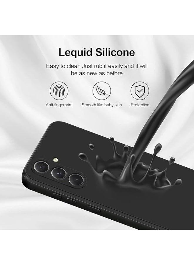 DUSALA Samsung Galaxy A55 Case Cover With 2-Pack Screen Protector Silky-Soft Silicone Touch Full-Body Protective Case for Samsung A55 6.6-inch - Image 4