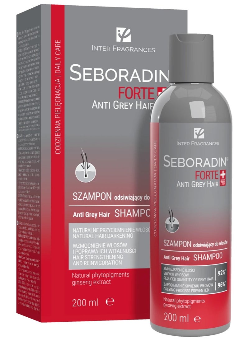 Seboradin - Anti Grey Hair Shampoo and Hair Color Enhancer 200ml - Image 1