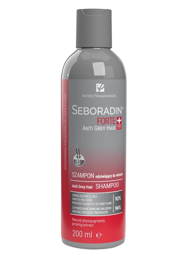 Seboradin - Anti Grey Hair Shampoo and Hair Color Enhancer 200ml - Image 1